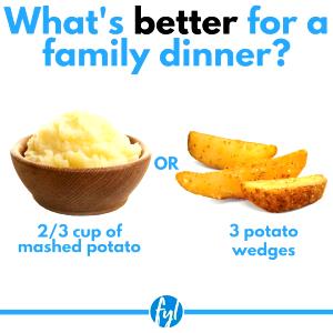 2/3 cup Mashed Potatoes