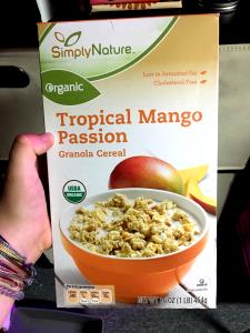 2/3 cup Organic Mango Passion Granola Cereal
