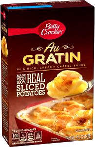 2/3 cup prepared Au Gratin Sliced Potatoes
