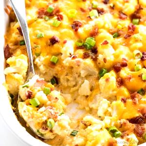 2/3 cup prepared Loaded Casserole