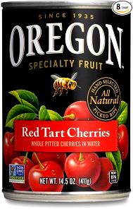 2/3 cup Red Tart Cherries Packed in Water