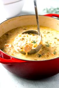 2/3 Cup Salmon Chowder, Condensed
