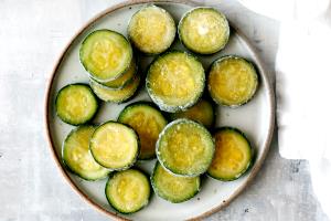 2/3 Cup Zucchini Squash, Sliced, Frozen