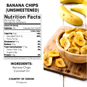 2/3 cups (30 g) Banana Crisps