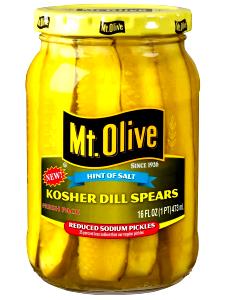 2/3 spear (1 oz) Reduced Sodium Kosher Dill Spears