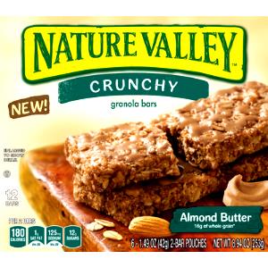2 bars (1.49 oz) Crunchy Granola Bars - Almond Butter