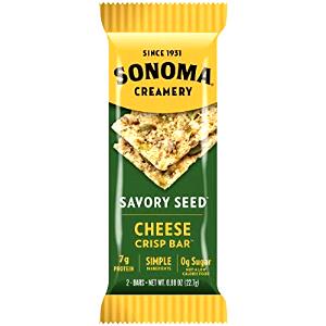 2 bars (22.7 g) Savory Seed Cheese Crisp Bar