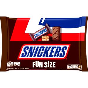 2 bars (34 g) Snickers Bar (Fun Size)