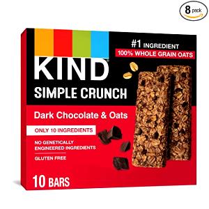 2 bars (40 g) Simple Crunch Dark Chocolate & Oats