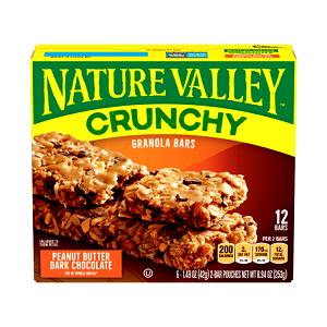 2 bars (42 g) Crunch Granola Bar - Chocolate Peanut Butter