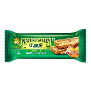 2 bars (42 g) Crunchy Granola Bars - Oats 