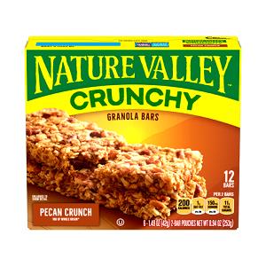2 bars (42 g) Crunchy Granola Bars - Pecan Crunch