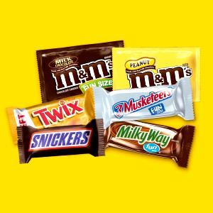 2 Bars Candy Bar, Fun Size 12 Pack, Original