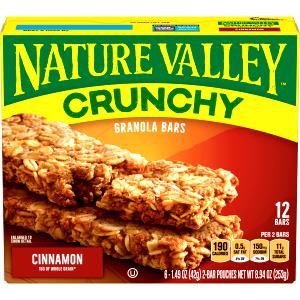 2 Bars Granola Bar, Cinnamon