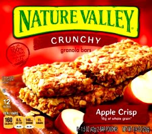 2 Bars Granola Bar, Crunchy, Apple Crisp