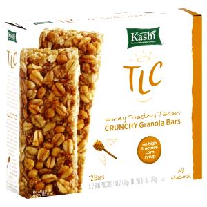 2 Bars Granola Bar, Crunchy, Honey Toasted 7 Grain