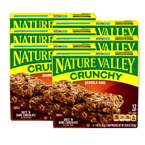 2 Bars Granola Bar, Crunchy, Oats 