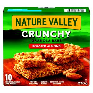 2 Bars Granola Bar, Crunchy, Roasted Almond Crunch
