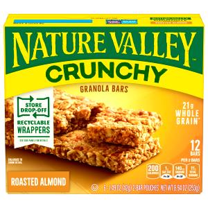 2 Bars Granola Bar, Roasted Almond