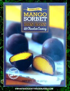 2 bon bons (38 g) Mango Sorbet Bon Bons