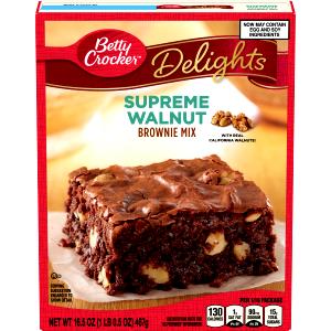 2" brownie (30 g) Walnut Brownie Mix