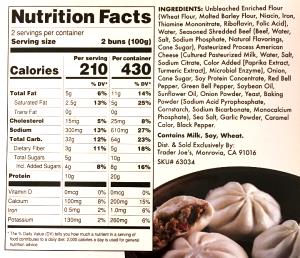 2 buns (100 g) Philly Cheesesteak Bao Buns