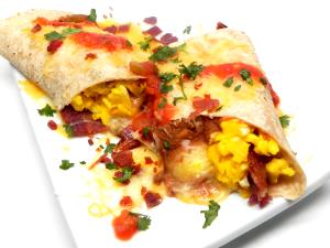 2 burritos (136 g) Sausage, Egg & Cheese Burritos