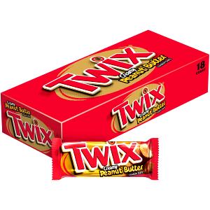 2 cookie bars Twix Chocolate Peanut Butter Cookie Bars