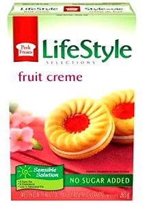 2 cookies (27 g) Lifestyle Fruit Creme Cookies