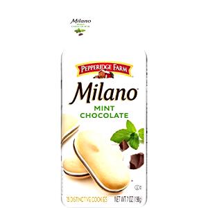 2 cookies (27 g) Milano Melts Cookies - Mint Chocolate Creme