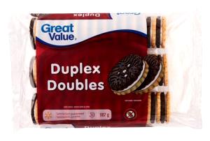 2 cookies (27 g) Sandwich Cremes Cookies - Duplex