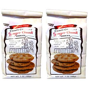 2 cookies (28 g) Crispy Crunchy Ginger Chunk Cookies