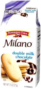 2 cookies (28 g) Milano Cookies - Double Milk Chocolate