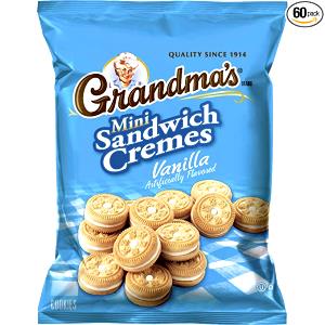 2 cookies (30 g) Gluten Free Vanilla Sandwich Cream Cookies