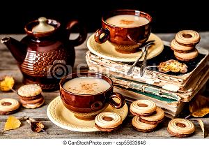 2 cookies Autumn Tea Cookies