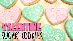 2 Cookies Heart Shape Sugar Cookie, Rtb
