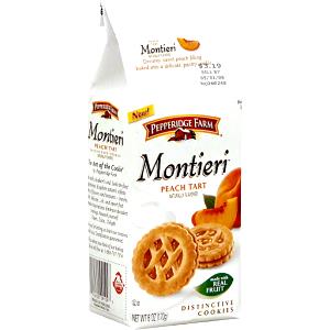 2 cookies Montieri Peach Tart Cookies