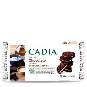 2 cookies Organic Chocolate Sandwich Cookies