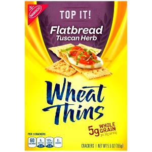 2 crackers (15 g) Wheat Thins Crackers - Flatbread Tuscan Herb