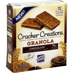 2 crackers (37 g) Cracker Creations - Granola Chocolate
