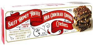 2 crackers (48 g) Salty Honey Toffee Milk Chocolate Covered Crackers
