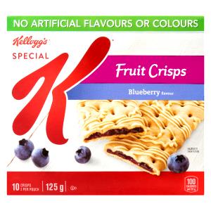 2 crisps (25 g) Special K Fruit Crisps - Blueberry