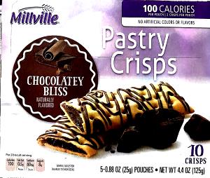 2 crisps (25 g) Triple Chocolate Pastry Crisps