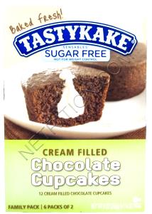 2 cup cakes Sensables Sugar Free Cream Filled Chocolate Cupcakes