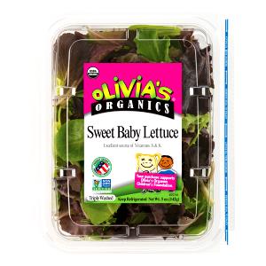 2 cups (85 g) Organic Sweet Baby Lettuce