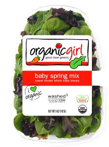 2 cups (85 g) Organics Baby Spring Mix