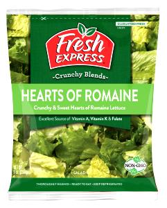 2 Cups Hearts Of Romaine Salad Mix