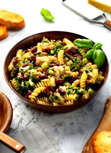 2 cups Pasta with Escarole, Beans, & Sausage