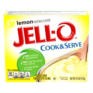 2 Cups Pudding Mix, Lemon, Prepared