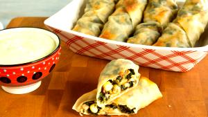 2 each Triple Dipper - Southwestern Eggrolls with Avocado-Ranch Dressing